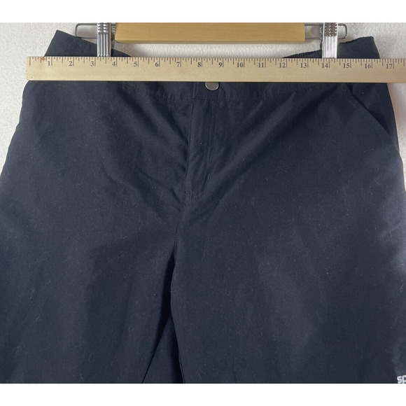 Speedo Men's Shorts Black Size L pockets snap and zipper closure back elastic - Picture 4 of 7